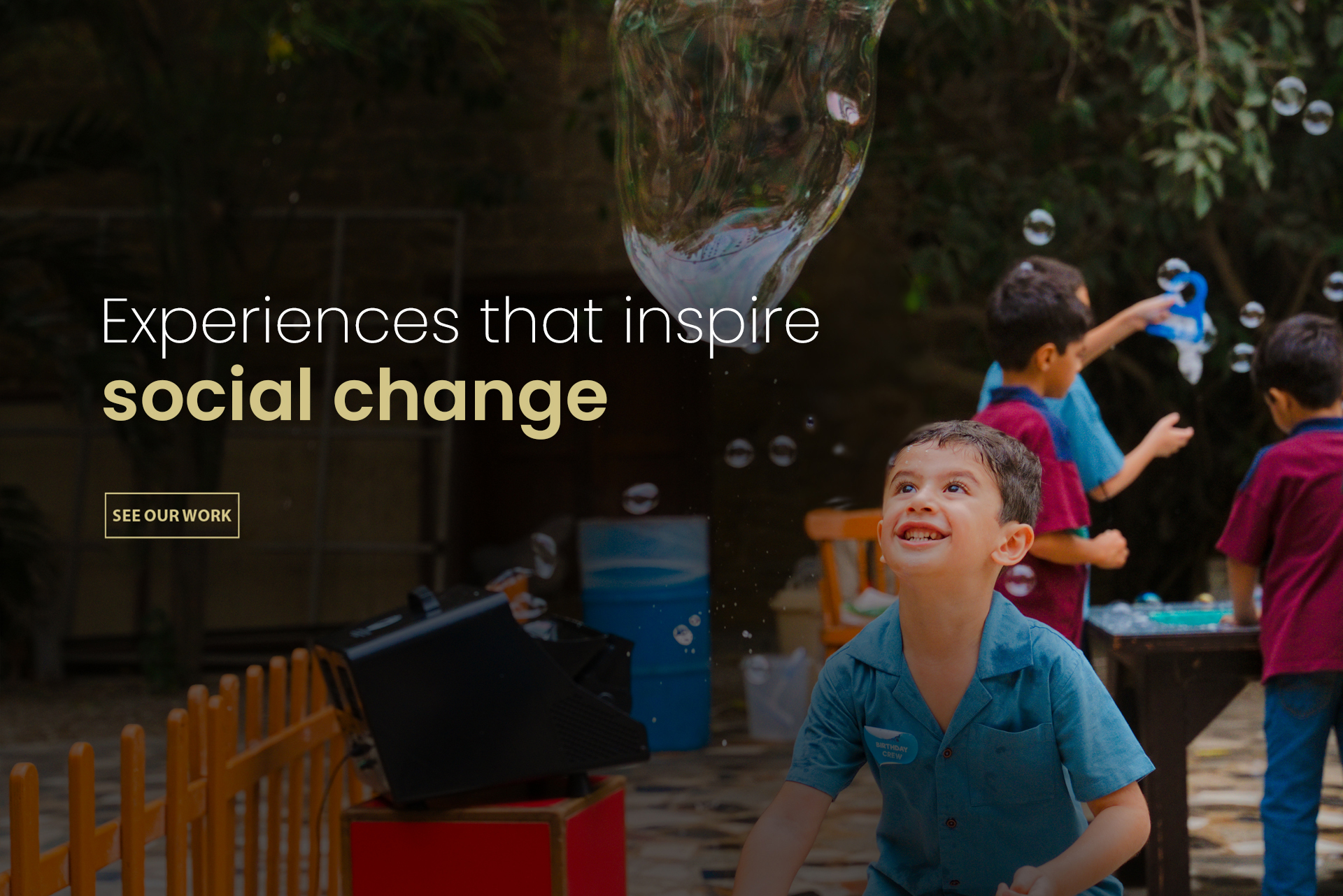 Experiences that inspire social change