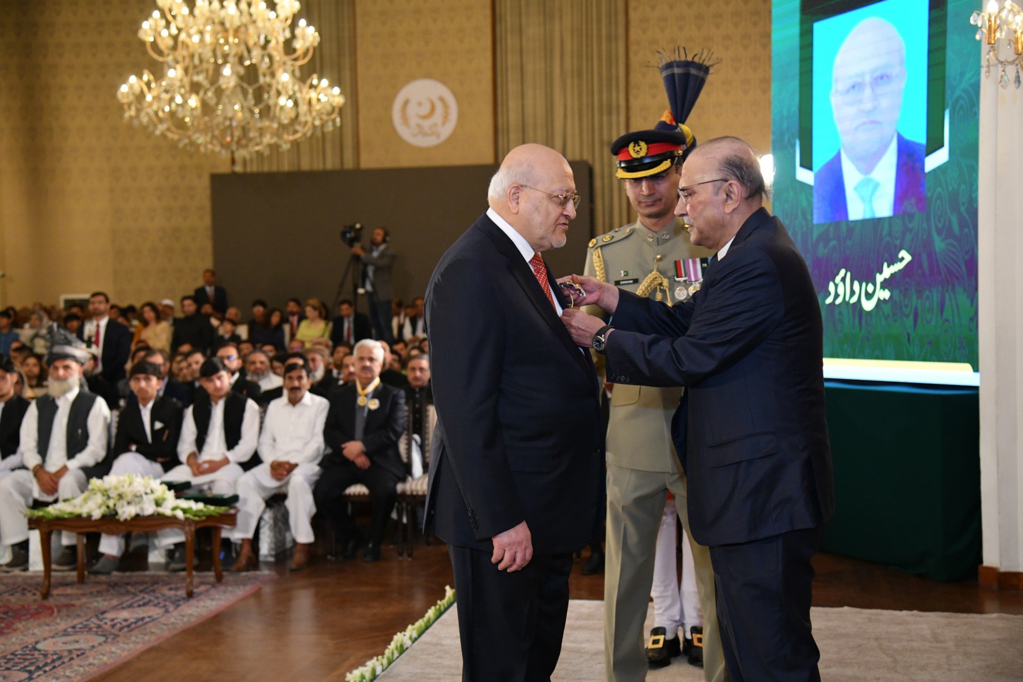 Hussain Dawood awarded Hilal-i-Imtiaz